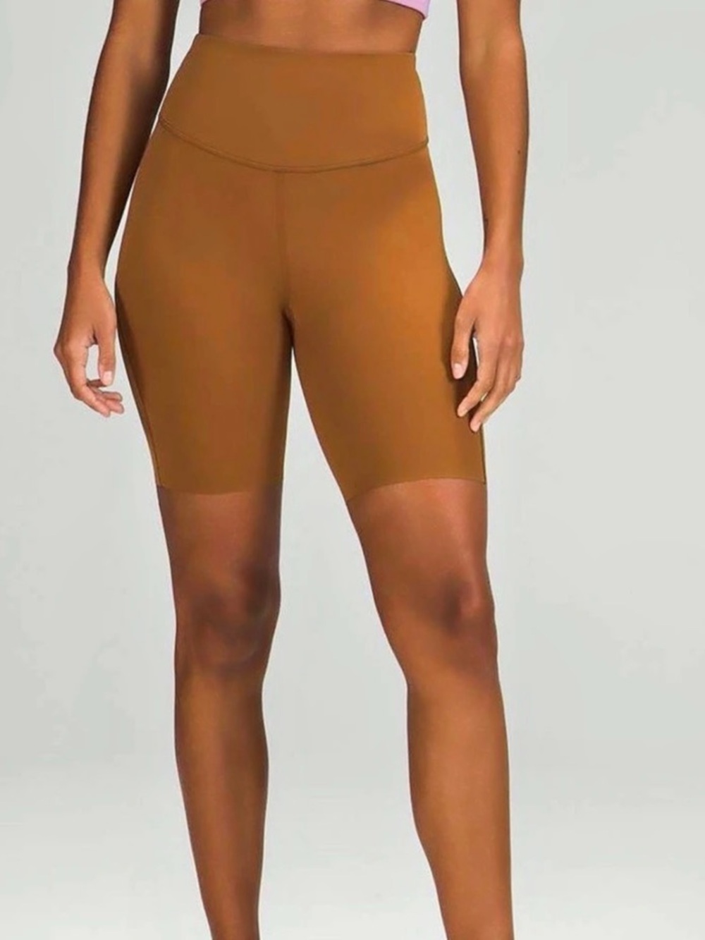 lululemon base pace Biker Shorts Copper Waist 8